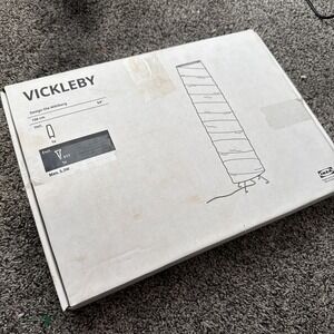 IKEA VICKLEBY Floor Lamp Rice Paper White 54" E17 Included 404.844.87